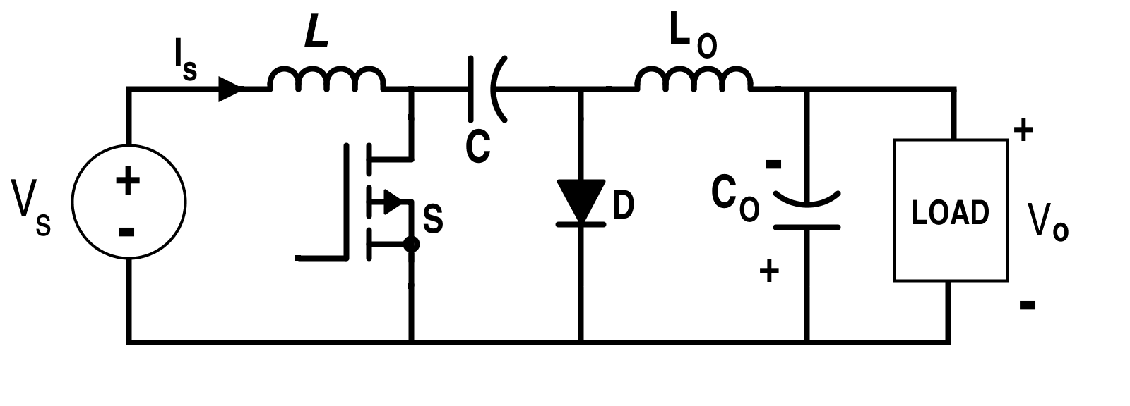efficiency of cuk converter schematic